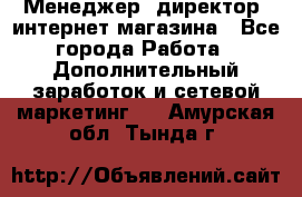 Менеджер (директор) интернет-магазина - Все города Работа » Дополнительный заработок и сетевой маркетинг   . Амурская обл.,Тында г.